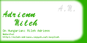 adrienn mileh business card